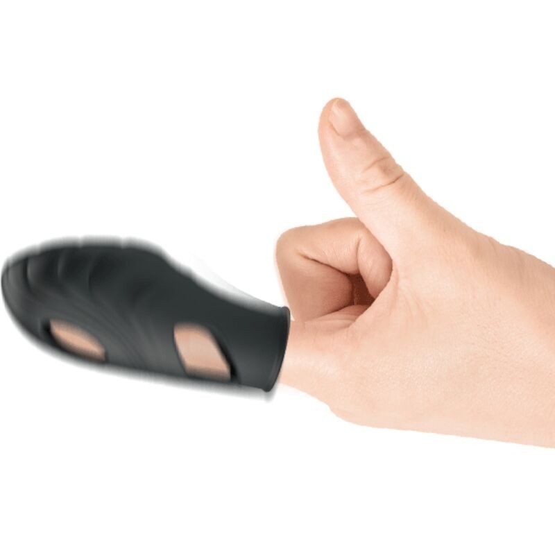 Pretty Love - Vibratore Da Dita In Silicone Lich Nero - PRETTY LOVE - Vibratori | erosidea.com