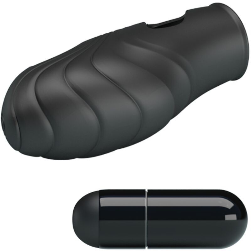 Pretty Love - Vibratore Da Dita In Silicone Lich Nero - PRETTY LOVE - Vibratori | erosidea.com