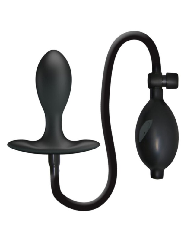 Pretty Love - Plug Anale Gonfiabile Nero - PRETTY LOVE - Plug e Catene Anali | erosidea.com