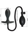 Pretty Love - Plug Anale Gonfiabile Nero - PRETTY LOVE - Plug e Catene Anali | erosidea.com