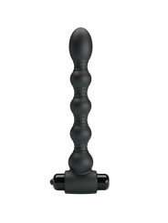 Pretty Love - Lynn Silicone Anal Plug 10 Vibrazioni Nero - PRETTY LOVE - Plug e Catene Anali | erosidea.com