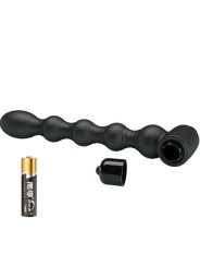 Pretty Love - Lynn Silicone Anal Plug 10 Vibrazioni Nero - PRETTY LOVE - Plug e Catene Anali | erosidea.com