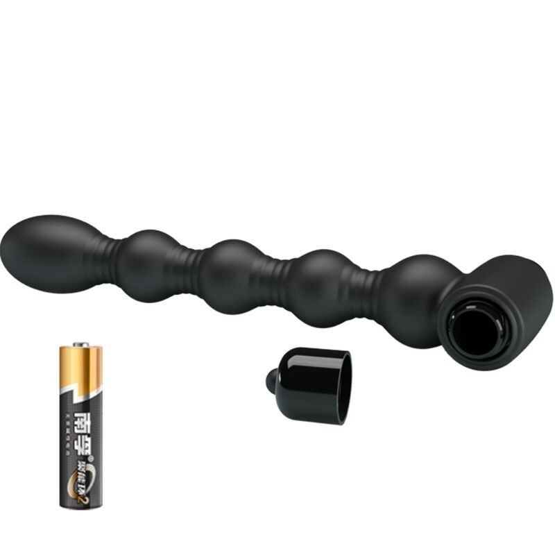 Pretty Love - Lynn Silicone Anal Plug 10 Vibrazioni Nero - PRETTY LOVE - Plug e Catene Anali | erosidea.com