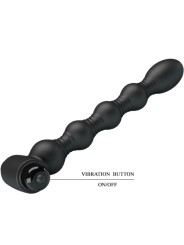 Pretty Love - Lynn Silicone Anal Plug 10 Vibrazioni Nero - PRETTY LOVE - Plug e Catene Anali | erosidea.com