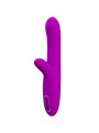 Pretty Love - Angelique Vibratore Multifunzione + Stimolatore Clitoride Viola - PRETTY LOVE - Vibratori Clitoride | erosidea.com