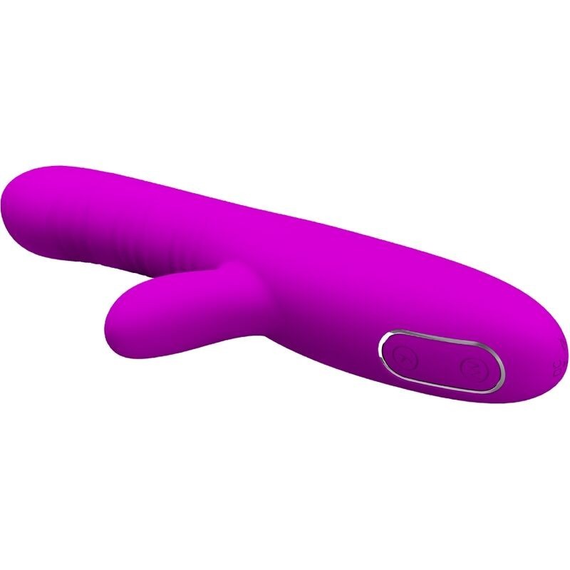 Pretty Love - Angelique Vibratore Multifunzione + Stimolatore Clitoride Viola - PRETTY LOVE - Vibratori Clitoride | erosidea.com