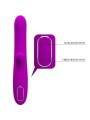 Pretty Love - Angelique Vibratore Multifunzione + Stimolatore Clitoride Viola - PRETTY LOVE - Vibratori Clitoride | erosidea.com