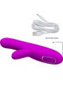 Pretty Love - Angelique Vibratore Multifunzione + Stimolatore Clitoride Viola - PRETTY LOVE - Vibratori Clitoride | erosidea.com
