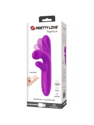 Pretty Love - Angelique Vibratore Multifunzione + Stimolatore Clitoride Viola - PRETTY LOVE - Vibratori Clitoride | erosidea.com