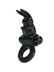 Pretty Love - Anello Vibratore Rabbit Eccitante 10 Vibrazioni Nero - PRETTY LOVE - Anelli Fallici | erosidea.com