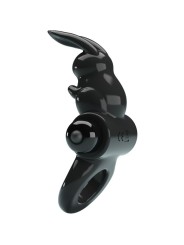 Pretty Love - Anello Vibratore Rabbit Eccitante 10 Vibrazioni Nero - PRETTY LOVE - Anelli Fallici | erosidea.com