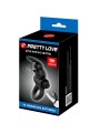 Pretty Love - Anello Vibratore Rabbit Eccitante 10 Vibrazioni Nero - PRETTY LOVE - Anelli Fallici | erosidea.com