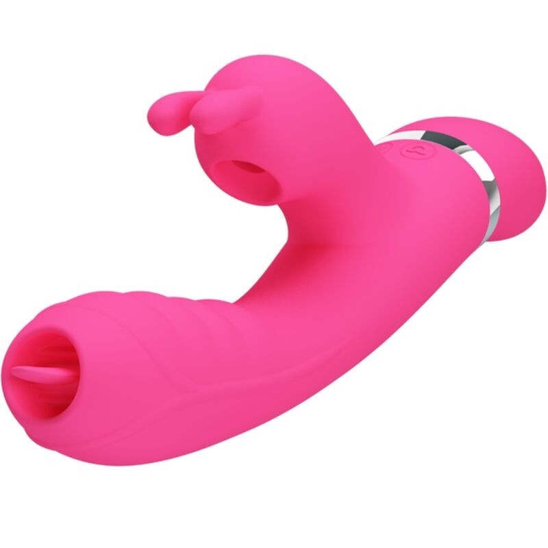Pretty Love - Vibratore Multifunzione Rabbit Phoenix Rosa - PRETTY LOVE - Vibratori Rabbit | erosidea.com
