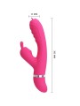 Pretty Love - Vibratore Multifunzione Rabbit Phoenix Rosa - PRETTY LOVE - Vibratori Rabbit | erosidea.com