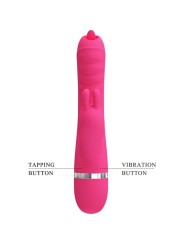 Pretty Love - Vibratore Multifunzione Rabbit Phoenix Rosa - PRETTY LOVE - Vibratori Rabbit | erosidea.com