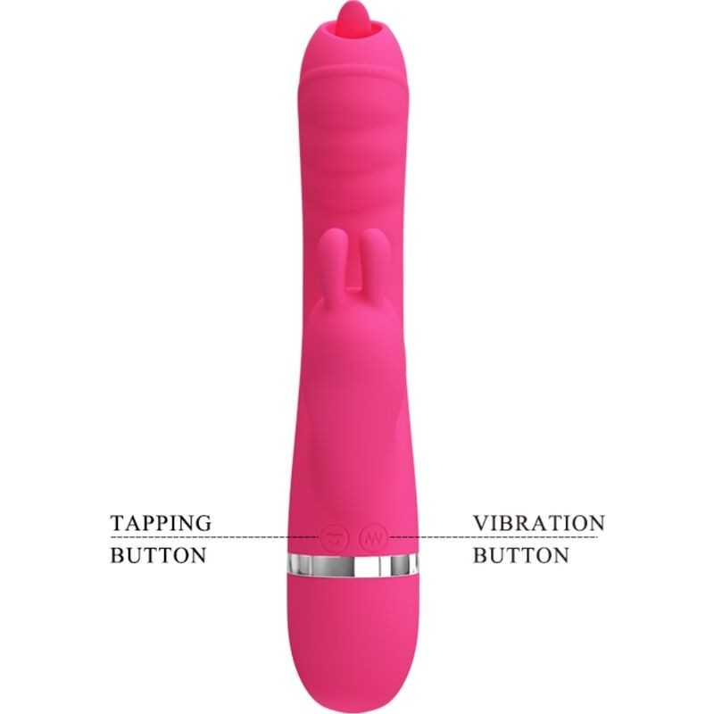 Pretty Love - Vibratore Multifunzione Rabbit Phoenix Rosa - PRETTY LOVE - Vibratori Rabbit | erosidea.com