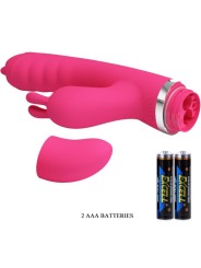 Pretty Love - Vibratore Multifunzione Rabbit Phoenix Rosa - PRETTY LOVE - Vibratori Rabbit | erosidea.com