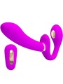 Pretty Love - Thunderbird Vibratore Doppio Strap On Telecomando Viola - PRETTY LOVE - Strap-on e Imbracature | erosidea.com