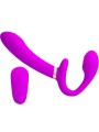 Pretty Love - Thunderbird Vibratore Doppio Strap On Telecomando Viola - PRETTY LOVE - Strap-on e Imbracature | erosidea.com