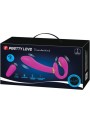 Pretty Love - Thunderbird Vibratore Doppio Strap On Telecomando Viola - PRETTY LOVE - Strap-on e Imbracature | erosidea.com