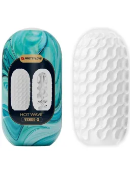 Pretty Love - Masturbatore Maschile In Silicone Hot Wave Bianco