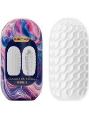 Pretty Love - Coquetish Balls Silicone Masturbatore Maschile Bianco - PRETTY LOVE - Masturbatori Mini | erosidea.com
