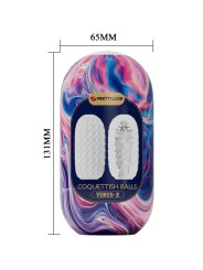 Pretty Love - Coquetish Balls Silicone Masturbatore Maschile Bianco - PRETTY LOVE - Masturbatori Mini | erosidea.com