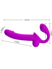 Stimolatore Pretty Love Kelpie Strap On Viola - PRETTY LOVE - Dildo Speciali | erosidea.com