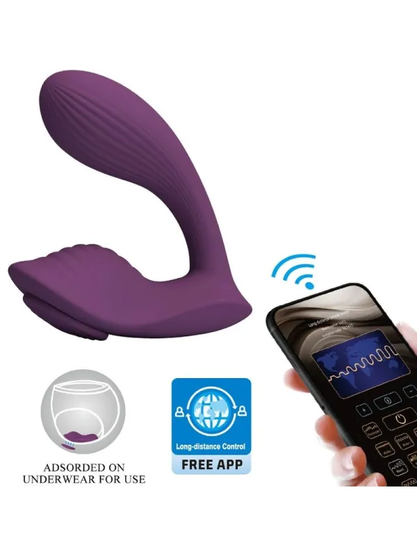 Pretty Love - Franz Massaggiatore E Vibratore App Gratuita Viola - PRETTY LOVE - Vibratori con App | erosidea.com