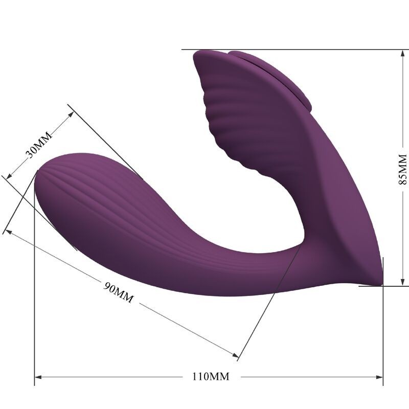 Pretty Love - Franz Massaggiatore E Vibratore App Gratuita Viola - PRETTY LOVE - Vibratori con App | erosidea.com