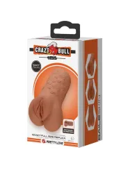 Crazy Bull - Vagina E Ano Scarlatto Design Con Fiori Carne - CRAZY BULL - Masturbatori Vagina | erosidea.com