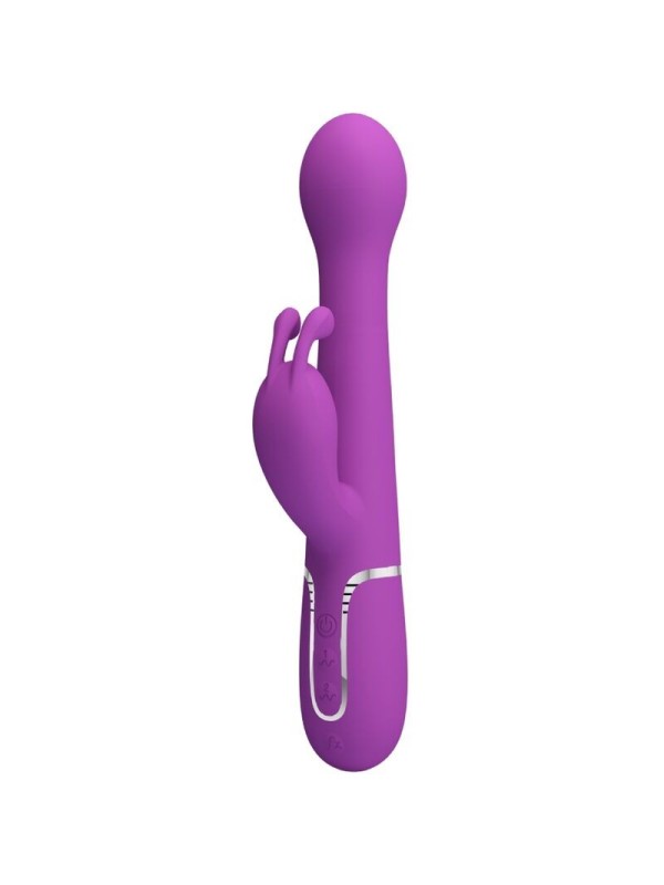 Pretty Love - Dejon 3 In 1 Multifunzione Vibratore Rabbit Viola - PRETTY LOVE - Vibratori Rabbit | erosidea.com