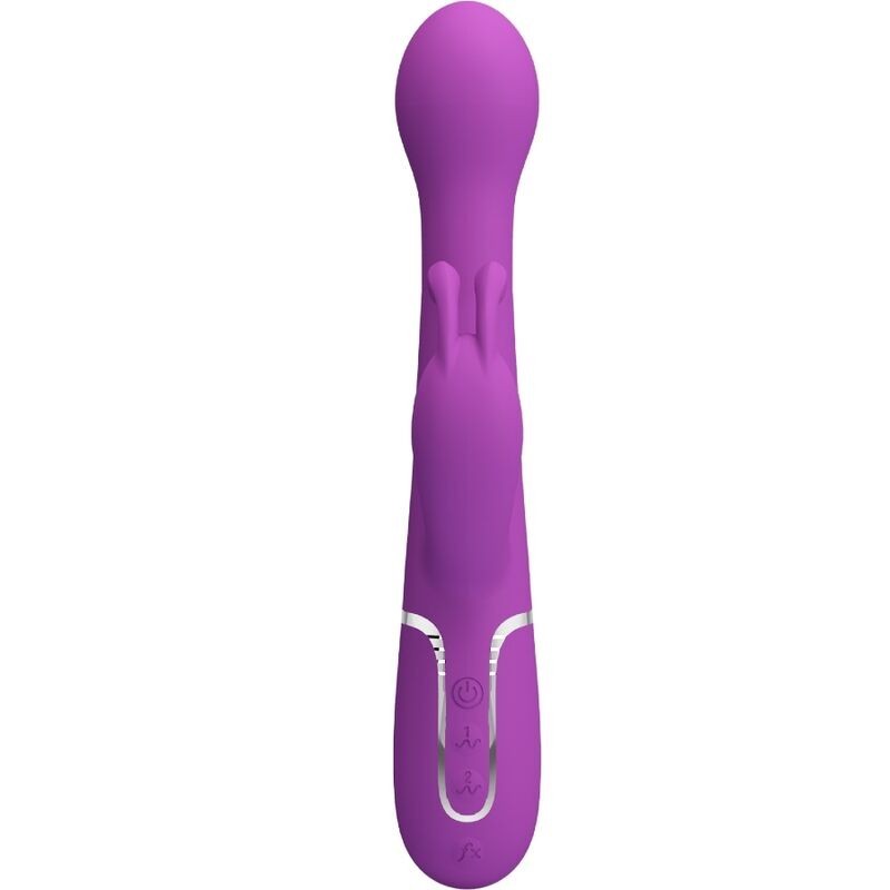 Pretty Love - Dejon 3 In 1 Multifunzione Vibratore Rabbit Viola - PRETTY LOVE - Vibratori Rabbit | erosidea.com