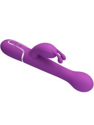 Pretty Love - Dejon 3 In 1 Multifunzione Vibratore Rabbit Viola - PRETTY LOVE - Vibratori Rabbit | erosidea.com