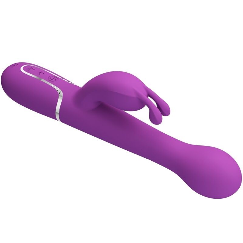 Pretty Love - Dejon 3 In 1 Multifunzione Vibratore Rabbit Viola - PRETTY LOVE - Vibratori Rabbit | erosidea.com