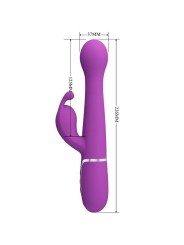 Pretty Love - Dejon 3 In 1 Multifunzione Vibratore Rabbit Viola - PRETTY LOVE - Vibratori Rabbit | erosidea.com