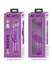 Pretty Love - Dejon 3 In 1 Multifunzione Vibratore Rabbit Viola - PRETTY LOVE - Vibratori Rabbit | erosidea.com