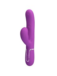 Pretty Love - Perlita 3 In 1 Vibratore Multifunzione Rabbit Viola - PRETTY LOVE - Vibratori Rabbit | erosidea.com