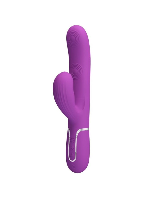 Pretty Love - Perlita 3 In 1 Vibratore Multifunzione Rabbit Viola - PRETTY LOVE - Vibratori Rabbit | erosidea.com