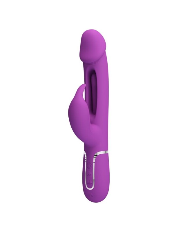 Pretty Love - Kampas 3 In 1 Multifunzione Vibratore Rabbit Viola - PRETTY LOVE - Vibratori Rabbit | erosidea.com