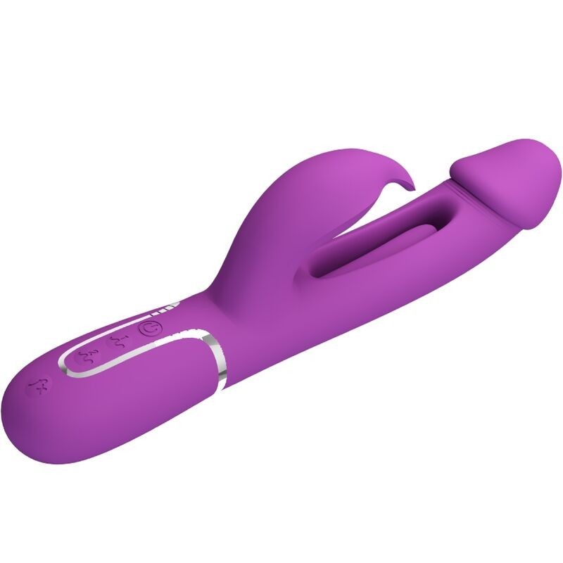 Pretty Love - Kampas 3 In 1 Multifunzione Vibratore Rabbit Viola - PRETTY LOVE - Vibratori Rabbit | erosidea.com