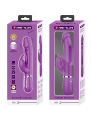 Pretty Love - Kampas 3 In 1 Multifunzione Vibratore Rabbit Viola - PRETTY LOVE - Vibratori Rabbit | erosidea.com