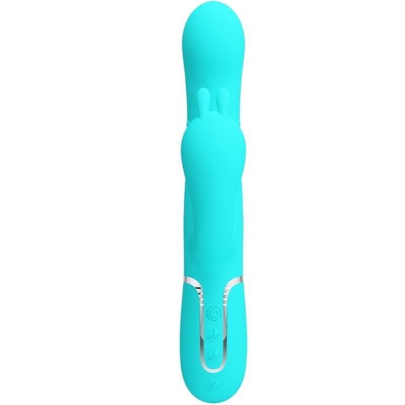 Pretty Love - Cammy 4 In 1 Multifunzione Vibratore Triple Rabbit Blu - PRETTY LOVE - Vibratori Doppi | erosidea.com
