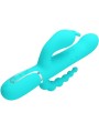 Pretty Love - Cammy 4 In 1 Multifunzione Vibratore Triple Rabbit Blu - PRETTY LOVE - Vibratori Doppi | erosidea.com
