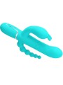 Pretty Love - Cammy 4 In 1 Multifunzione Vibratore Triple Rabbit Blu - PRETTY LOVE - Vibratori Doppi | erosidea.com