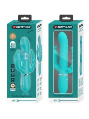Pretty Love - Cammy 4 In 1 Multifunzione Vibratore Triple Rabbit Blu - PRETTY LOVE - Vibratori Doppi | erosidea.com