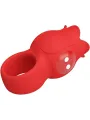 Pretty Love - Vibratore A Dita A Forma Di Rosa Jae 10 Vibrazioni Rosso - PRETTY LOVE - Vibratori | erosidea.com