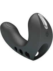 Pretty Love - Vibratore Da Dita Camelia 7 Vibrazioni Nero - PRETTY LOVE - Vibratori | erosidea.com