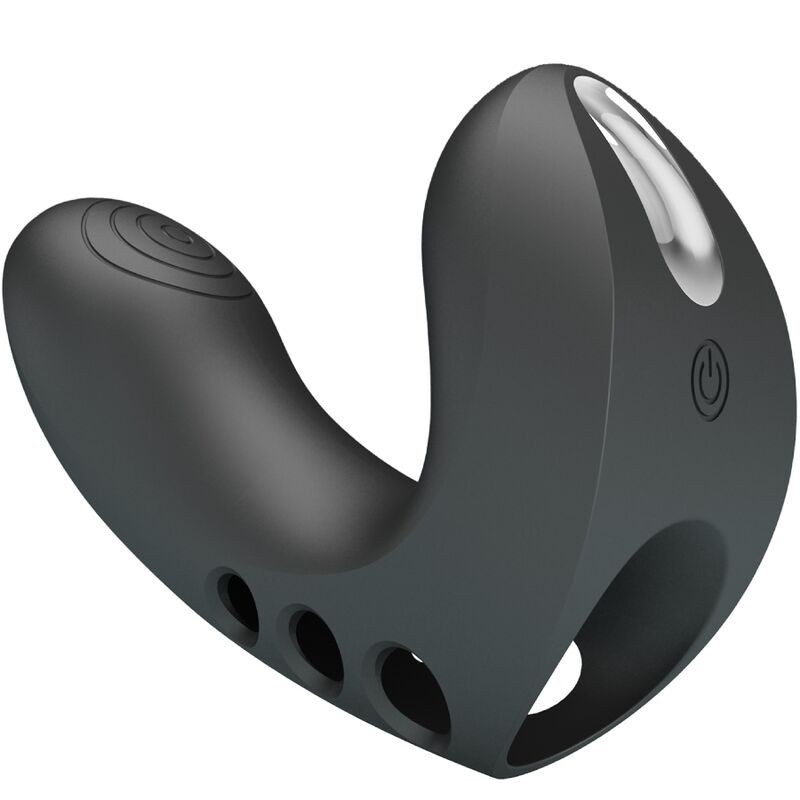 Pretty Love - Vibratore Da Dita Camelia 7 Vibrazioni Nero - PRETTY LOVE - Vibratori | erosidea.com