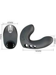 Pretty Love - Vibratore Da Dita Camelia 7 Vibrazioni Nero - PRETTY LOVE - Vibratori | erosidea.com